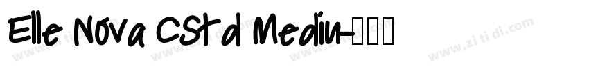 Elle Nova CStd Mediu字体转换
